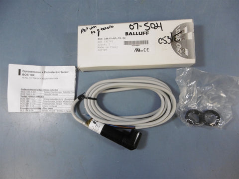 New In Box Balluff 18K5B33502 Photoelectric Sensor 142761