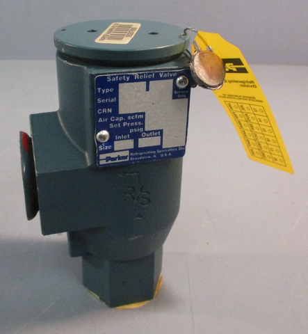Parker SRH3 14 Safety Relief Valve 300PSIG 3/4" Inlet 1" Outlet 00267809