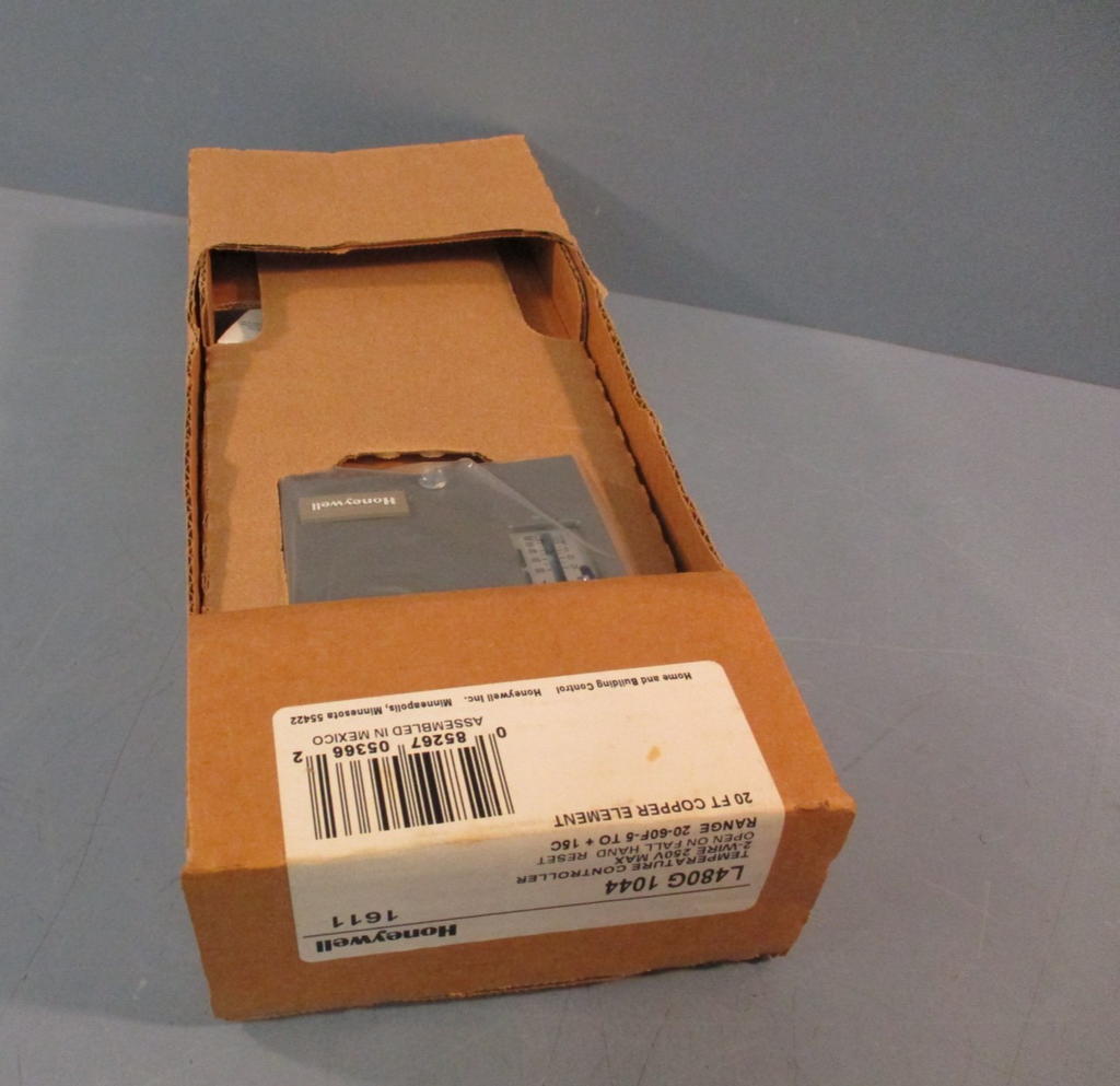 Honeywell L480G 1044 Thermostat Temperature Controller 20-60°F 120/240Vac 1611