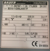 Bauer BG10-11/D09LA4W-TF Gearmotor 2067657-1 1.1kW 460V 20mm Shaft Dia