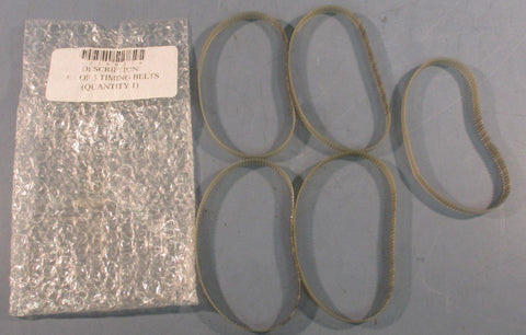 Optibelt T2.5/330-ST Alpha Torque Timing Belt 6 in Length Lot of 5
