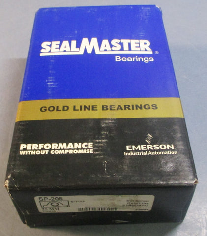 Sealmaster SP205 2Bolt Pillow Block Bearing 25mm Bore Cast Iron Sealed Box