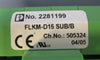(Lot of 4)Phoenix Contact FLKM-D15 SUB/B Varioface Module 2281199 Typ UMK-SE