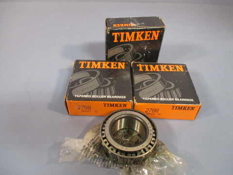 Lot of (3) Timken Tapered Roller Bearing Cone 2788