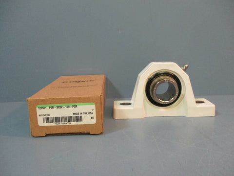 Dodge 127501 Polymer Housed Pillow Block P2BSCEZ100PCR 1" Bore NEW IN BOX