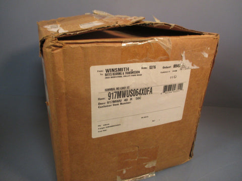 WINSMITH GEARBOX/WORM GEAR 40:1 RATIO 917MWU40R56C