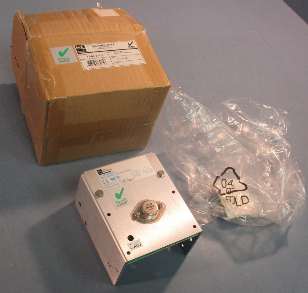Sola / Hevi-Duty 83-05-230-3 Power Supply 115-230 VAC 3A 15W 5 VDC