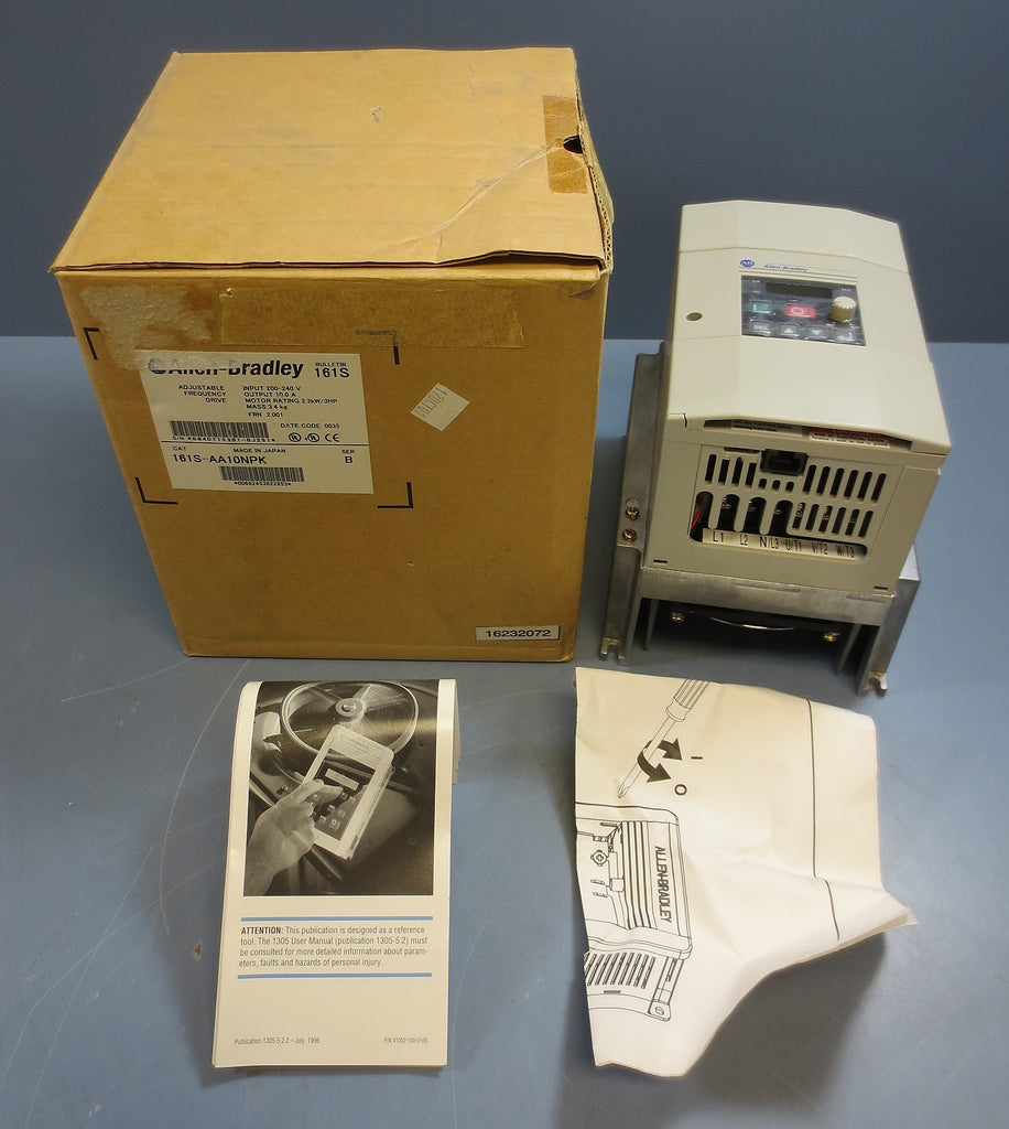 Allen Bradley 2.2 kW/3HP Adjustable Variable Frequency 161S-AA10NPK Ser B