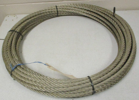 Indusco 6x25 Stainless Steel IWRC Wire Rope 1/2" (T-316) 100' Long
