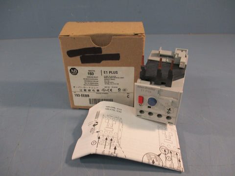 Allen Bradley 193-EEBB Series C E1 Plus Overload Relay 0.2 to 1 A