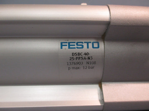 Festo DSBC-40-25-PPSA-N3 1376903 Standard Based Cylinder, pmax 12Bar