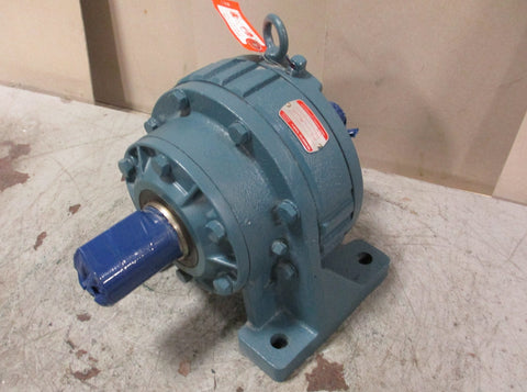 Shimpo Nidec ER71D Coronet Gear Reducer 71:1 Ratio 1.8 kW Input 28 & 55mm Shaft
