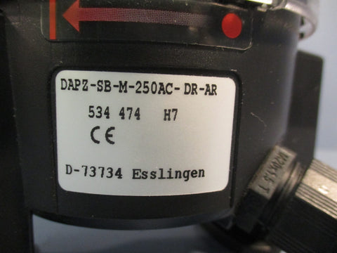 FESTO 534474 DAPZ-SB-M-250AC-DR-AR Limit Switch, Screw Terminal Series H7