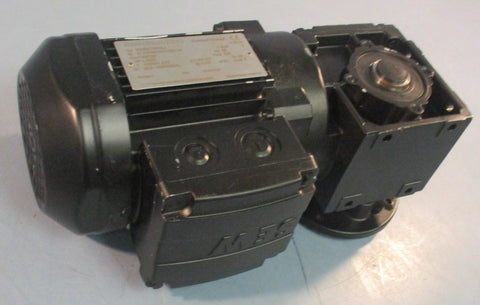 Sew-Eurodrive WAF20 DR63L4 Gearmotor 1300/127 RPM 0.25kW 10.25:1 45mm Shaft Dia