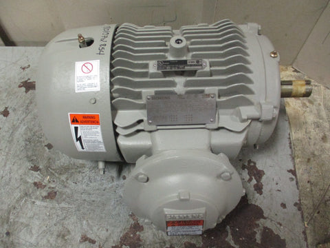 Siemens XP100 7.5 HP Motor 1765 RPM 230/460 V 213T Fr Part 1MB21212AB114AGl3