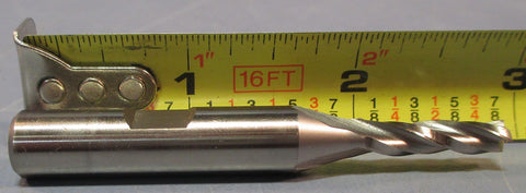Weldon .5° Tapered End Mills T04S1 1/8" DIA 3/8" SHK 3/8" LOC USA