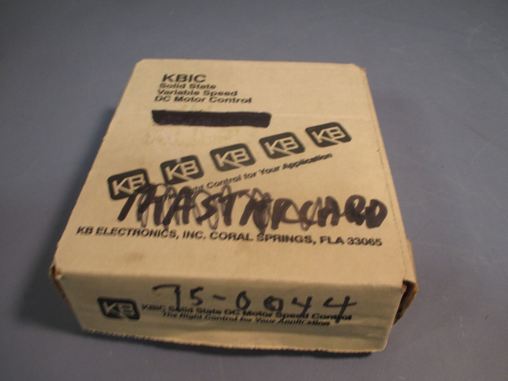 KB Electronics KBIC120 DC Motor Speed Control 090 115 VAC 50/60 Hz VDC 9429A
