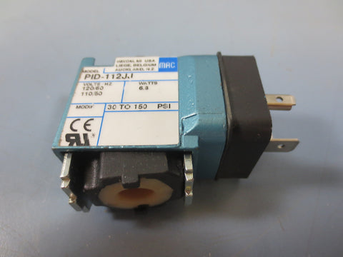 Mac PID112JJ Solenoid Valve Coil 120V 6.8 Watts