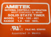 Ametek T1K-00180-461 Time Delay Relay 1.8-180 Seconds 120 VAC