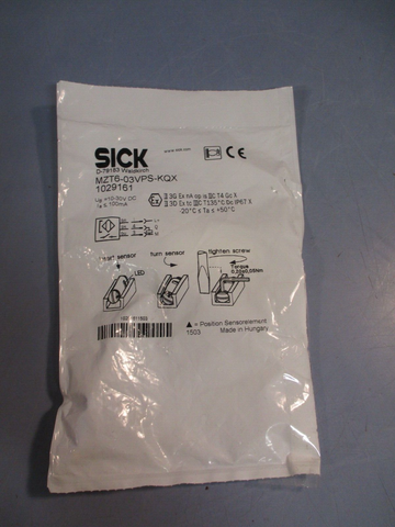 SICK 1029161 Cylinder Sensor MZT603VPSKQX