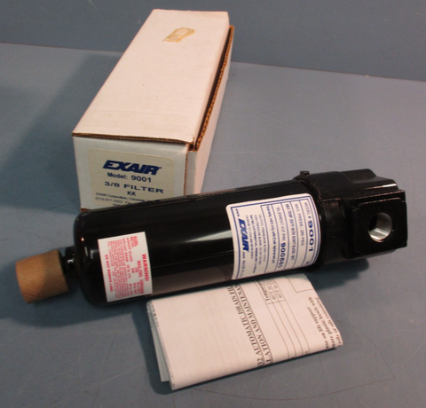 EXAIR Model# 9001 KK Drain Filter Separator, 3/8NPT 250PSIG MADE IN USA