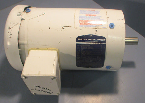 Baldor Reliance VWDM3558T Washdown Duty Motor 35S6050872G1 2HP 7/8" Shaft Dia