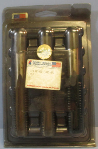 3PACK Regal Beloit 1" 8 NC HSG + .005 USA 3/V0 4 Flute Plug Tap