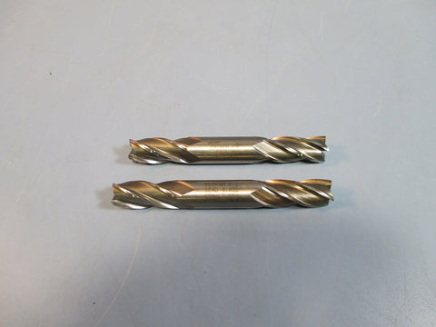 Lot 2 Putnam 3/4" Cobalt Roughly 1.75" LOC, 4 Flute Double End Mill Used