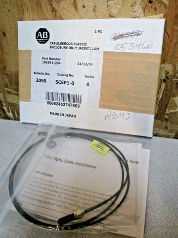 ALLENBRADLEY BULLETIN # 2090 FIBER OPTIC CABLE SERIES A SCEP10 195591Q04
