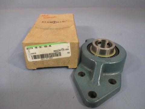DODGE BALDOR 1" 3 BOLT FLANGE BRACKET BEARING FBSC100NL 051774