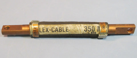 FlexCable 350MCM 11.5" Contact, 13" Long Kickless Welding Cable Copper End
