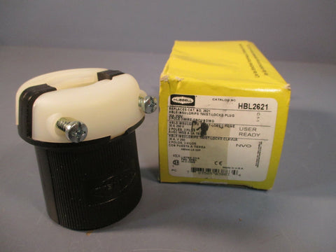 HUBBELL TWIST LOCK PLUG HBL2621