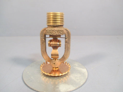 GRASCO SPRINKLER HEAD 1/2 IN NPT, BRASS, W/ 31/2 IN SHIELD, 165 DEGREE