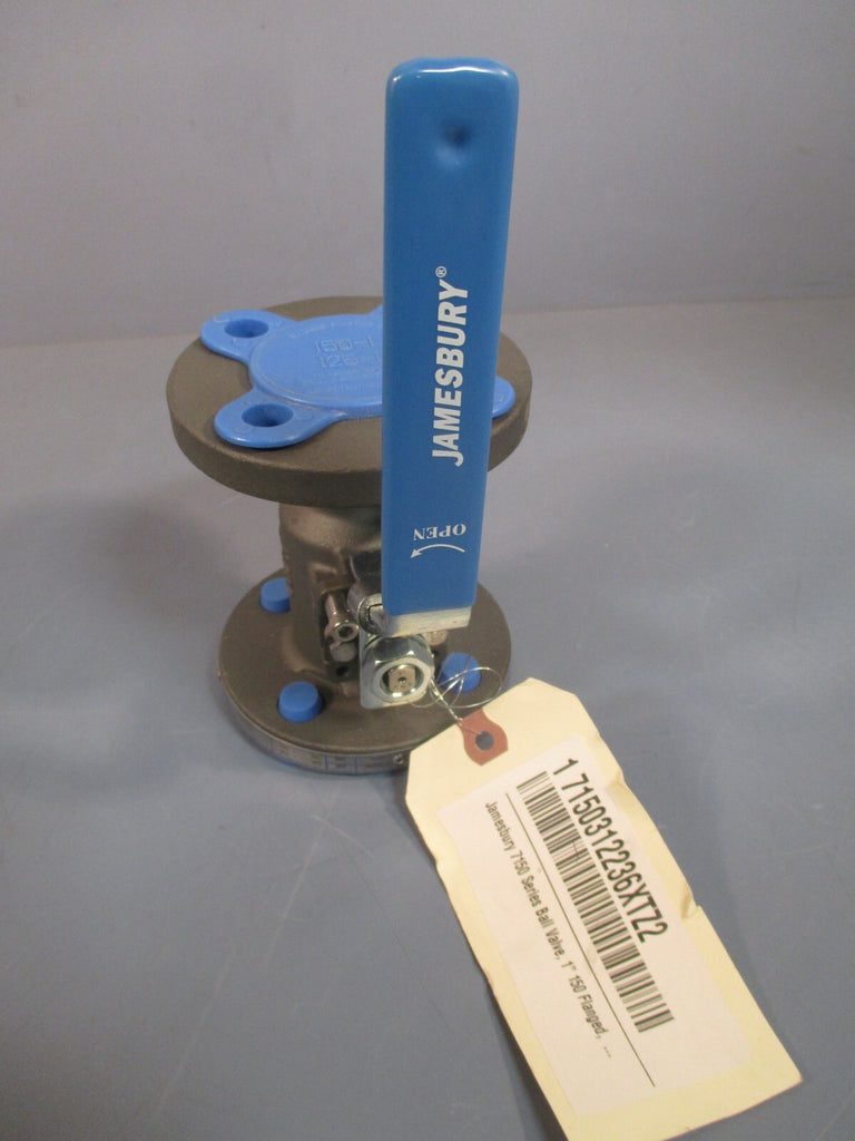 Jamesbury 7150 Extreme Duty Stainless Ball Valve, 1" 150 Flanged 7150312236XTZ2