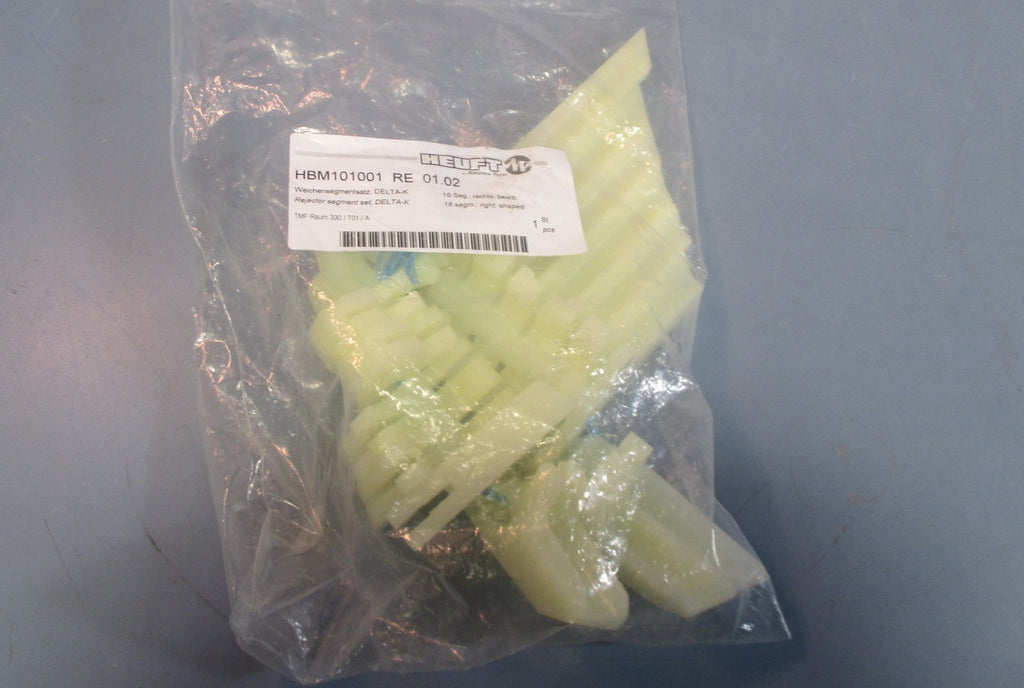 Heuft HBM101001 RE 01.02 Rejector Segment Set Delta-K 16pc Right Shaped