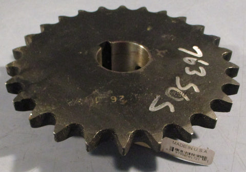 Martin 60BS26 1 1/2 Finished Bore Sprocket 11/2" Bore 26 Teeth #60