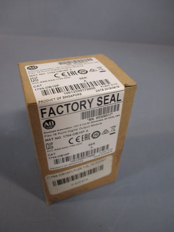 AllenBradley Flex 16 Point Digital Output Module SER A 1794OB16P SEALED
