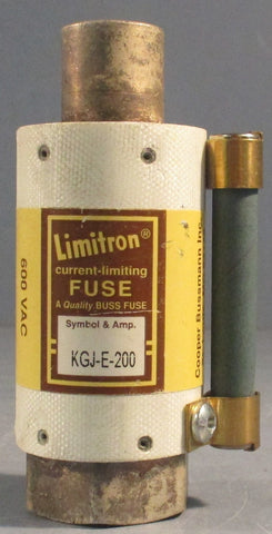 Eaton Bussman KGJ-E-200 Fast Acting Capacitor Fuse 200A 600 VAC