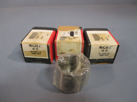 LOT OF (3) MCGILL PRECISION INNER RACE ROLLER BEARING MI 20 MS 5196216