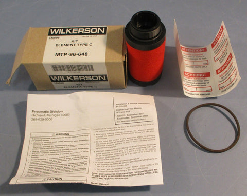 Wilkerson MTP96648 Filter Element Kit Element Type C