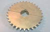 Browning 50B31 Nickel Plated Steel Split 1-1/2" Keyed Screw Bore Sprocket