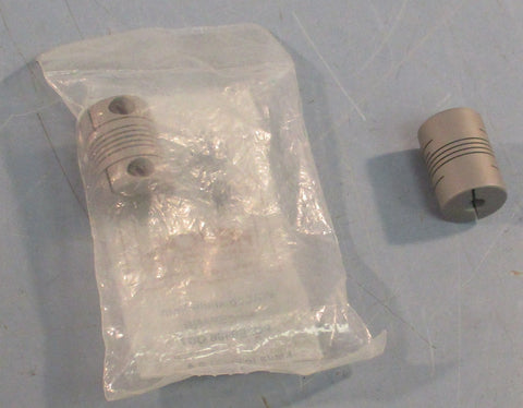 Helical WAC20-6mm-6mm Aluminum Flexible Clamp Coupler 6mm Bore Lot of 2