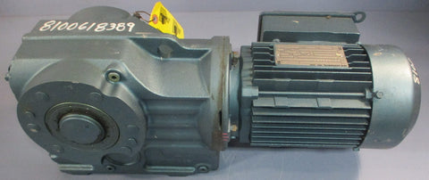 SewEurodrive KA57TDT80N4KS Gearmotor DFT80N4KS 1700RPM 57.42:1 Ratio NOS