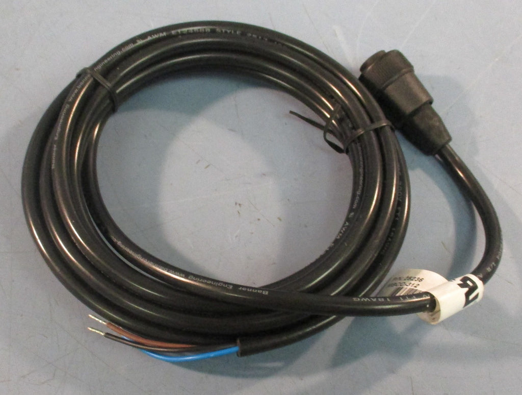 Banner Engineering Cable MBCC-312 3 Pin Straight Female 300V