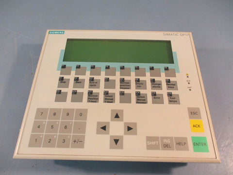 Siemens Simatic OP17 Operator Panel 6AV3 617-1JC20-0AX1