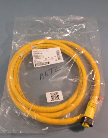 Brad Connectivity 1300061163 Cordset 5P Female Straight 6FT 16/5 AWG 41307