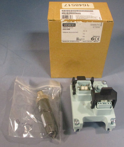 Siemens Simatic ET200 6ES7 1943AA000AA0 Teminal Block w/ 6ES7 1941KB000XA0