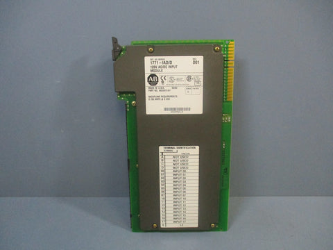 AllenBradley 1771IAD/D Rev. D01 Ser. D 120V AC/DC Input Module