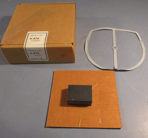 Gast MFG K479 Repair Kit For 23 Series Oilless Vacuum Pump Vanes and Gasket Only