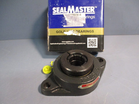 SealMaster Flange Mount Ball Bearing Unit 13/16" Bore 2Bolt Flange MSFT19T